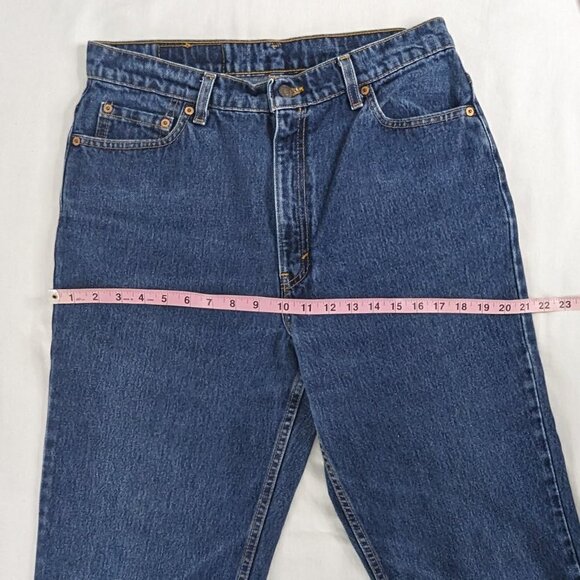 VTG Levi's Dark Wash Denim 512 Slim Fit Tapered Leg Jeans - Picture 5 of 9